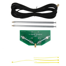 V Dipol Antenne, Funkfrequenz 78 MHz–1 GHz, universeller Innenempfänger