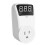 Digital Automatic Voltage Protector Socket 16A LCD Display Power Protector Socket Overcurrent Voltage Relay Protector Outlet 2