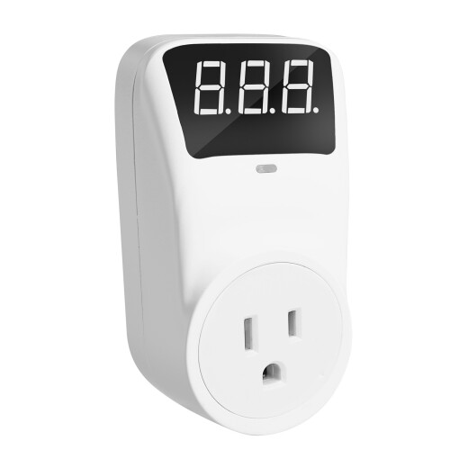 Digital Automatic Voltage Protector Socket 16A LCD Display Power Protector Socket Overcurrent Voltage Relay Protector Outlet 1