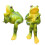 Statue de grenouilles, décor de Pot Huggers pour plantes,-1 1