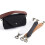 Ergonomic Design Short Handle Strap Comfortable Handle-Brown 4