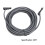 30FT Extension Cable for V2 Rectangular Satellite Replacement Router Cable with 10Pcs Fixing Clamps Grey 5