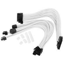 Basis Verlängerungskabel Sets, Stromummanteltes Erweiterungskabel, 18AGW Computer Netzteilanschluss