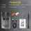 Small Powerful LED Flashlight Multifunctional 180?? Rotation 110dB Buzzes EDC Clip Flash Light 4