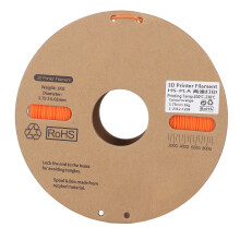 PLA Filament 1,75 mm Bündel, 3D Drucker Verbrauchsmaterial für Hochgeschwindigkeitsdruck (30–600 mm/s), Orange