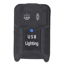 USB Ladegerät mit 2 x 5 V, 2,1 A USB Anschlüssen, 18 V Akkuadapter, Handy Ladegerät mit Leuchte für DCB141 A9 und DCB127 A9