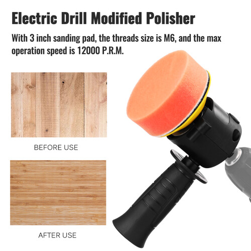 Electric Drill Modified Polisher Refit Eccentric Shock Polishing Tool Accessories Multifunctional Polisher Convenient Practical Refit Tools 2
