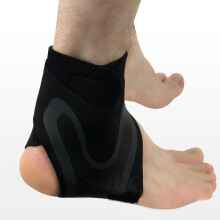 Knöchelbandage für Damen und Herren, atmungsaktiv, verstellbar, Kompressionsbandage zur Unterstützung bei Verstauchungen, Größe XL (rechts)