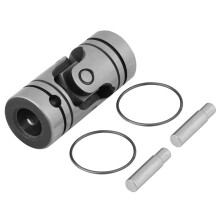1 Stück Wellenkupplung Motorverbinder DIY Lenkung Stahl Universalgelenk (20 mm)