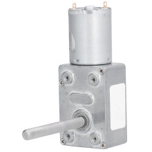 Getriebemotor mit Schneckengetriebe, selbsthemmend, M6 Gewinde, 50 mm Wellenlänge, JGY‑370DC6V, 18 U/min
