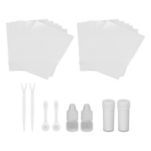 Zahnfüllungskleber Set, Papier, provisorisches Reparaturset für abgebrochene Zähne, Zahnpflege