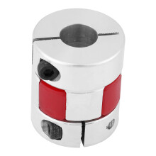 1 Stück Kupplungsstück aus Aluminiumlegierung mit Pflaumenwellenanschluss D25 L30 10 12 mm