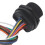 USB3.0 Connector Panel Thread Type 5.0Gbps IP67 Water Resistant USB3.0 Socket with 0.2m Cable 0.5A 3