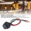 USB3.0 Connector Panel Thread Type 5.0Gbps IP67 Water Resistant USB3.0 Socket with 0.2m Cable 0.5A 4