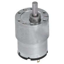 12 V Gleichstrom Getriebemotor, Drehzahlreduzierung, CW/CCW, Kupferdrahtmotoren mit 6 mm D Welle, JGB37 52066RPM