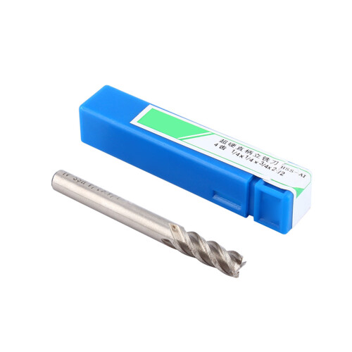 1 Stück 4 Schneiden Schaftfräser, gerader 1/4" Schaft, Schaftfräser 1/4" Arbeitsfräser