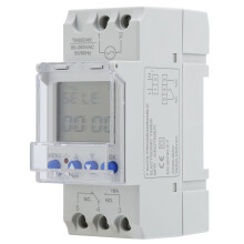 Intelligenter analoger LCD Timer mit Hintergrundbeleuchtung und Zeitschaltuhr für Smart Home Geräte, 85–265 V, 16 A