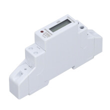 Einphasen Energiezähler 1P DIN Rai Leistungsspannungs Digitaltester LCD Anzeige 5(50)A 230V