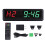 Gym Timer Clock Remote Control 1.8in LED Countdown 100?240V for Training Workout US Plug 1