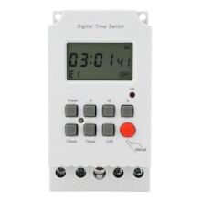 Digitaler Zeitschalter mit 28 Programmgruppen, robuste programmierbare elektronische Zeitsteuerung, AC 200–240 V