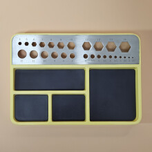 Magnetic Parts Tray RC Repair Screw Socket Organizer Durable Large Space for Round and Hexagonal Nuts Drills Nails and Washers Tool Box Drawer