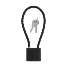 8.5-Inch Cable Gun Lock Rugged Keyed Cable Lock Helmet Bike Lock with Keys for Shotgun Pistol Handgun Rifle Locking Firearms Away from Kids