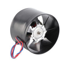 Metall Rohrventilator, Hochgeschwindigkeits , leiser, runder Abluftventilator für Küche und Keller