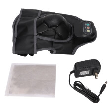 Elektrisches Kniemassagegerät mit Wärmefunktion, 3 Temperaturstufen, Vibrationsfunktion zur Linderung von Gelenkschmerzen, Kniebandage, 110–240 V