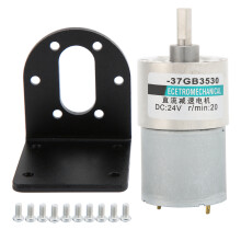DC Getriebemotor Mikro Klein Langsam Drehzahl Großes Torsionsmoment Permanentmagnet 24V XD37GB3530 Halterung (20 U/min)