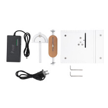 Electric Table Saw Adjustable Sawblade Height Multifunctional Table Saw Set for Home and Woodworking Use 96W US Plug