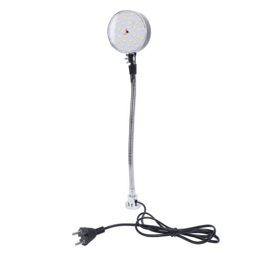 LED Machine Light 30cm Flexible Gooseneck Magnetic Base Work Light for Lathe Workbench Workshop Industrial Lighting EU Plug 1