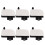 6Pcs Ink Head Damper Mesh Filter Quick Ink Supply Printer Head Damper for 4800 7800 Black 1