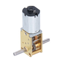 JGYN20 Gleichstrom Drehzahlreduzierungsmotor aus Metall, geräuscharmer Mini Schneckengetriebemotor für DIY Roboterspielzeug (27 U/min)