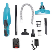 Akku Staubsauger, tragbarer Handstaubsauger mit hoher Saugkraft für Zuhause und Auto, Laubbläser Set mit US Stecker