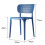 Stackable Plastic Dining Chairs 330lbs Capacity No Assembly Required for Home Office Events 42x45x75cm 3