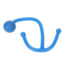 Blaue Fitnessbänder, starke Zugkraft, SEBS Material, weicher Griff, Yogaband mit Ball, Trainingsgerät für Zuhause
