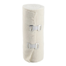 Sportliches elastisches Tape, atmungsaktiv, wiederverwendbar, mit Schnallenverschluss, Kompressionsband, 15 cm breit