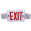 LED Emergency Exit Light Flame Retardant Shell Double Lights Red Exit Sign with Battery Backup 1