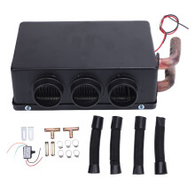 500 W Autoheizungslüfter, geräuscharm, 80 CFM Luftdurchsatz, 8500 BTU, 3 Anschlüsse, Wassererwärmung, Doppelabluft, Heizung/Entfroster, 12 V DC