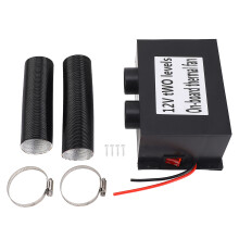Tragbarer Heizlüfter 600 W, 24 V DC, elektrisch, mit 2 Luftauslässen, Auto Entfeuchter/Entfroster für Winter und feuchtes Wetter