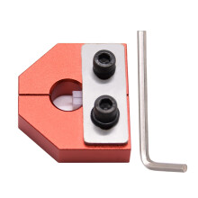 Hochfester und präziser Filamentverbinder für 3D Druckerfilamente mit Schraubenschlüssel für 1,75 mm PLA und ABS (rot)
