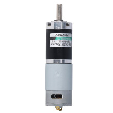 12 V Gleichstrom Mikrogetriebemotor, CW/CCW, langsam laufend, Kupfermotor für Industrieanlagen, 15 W, 0,15 A, 30 U/min
