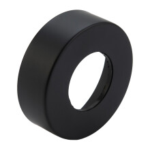 McAlpine Matt Black Brass Wallflange for 42mm OD Pipe WALLFLANGE-MB42