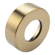 McAlpine Brushed Brass Wallflange for 42mm OD Pipe - WALLFLANGE-BB42