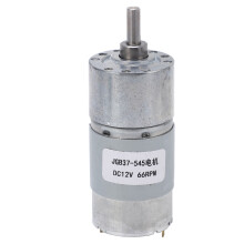 DC Geared Motor Anti Shock Wear Resistant Alloy Steel Housing 66RPM Speed Reduction Geared Motor for Robot 12V