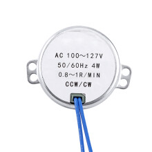 50/60Hz Synchronmotor, Wechselstrom, 4W, gegen den Uhrzeigersinn/im Uhrzeigersinn, Drehrichtung (0,8 1 U/min)