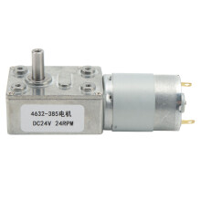 Getriebemotor Turbinenschnecke selbsthemmend DC 24V 24RPM CW CCW Getriebemotor für Fenster  und Türwinde