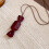 Stylish Long Candy Design Pendant Necklace Comfortable-Black 6