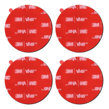 Double Sided Tape 4Pcs Round 2.84in Heat Resistant Mounting Pads for Dash Cam GPS Car Holders