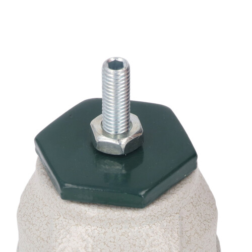 Leveling Stem Caster 40mm Outer Diameter M8 Thread Rod Rubber Base Adjustable Height Leveling Machine Stem Caste 2